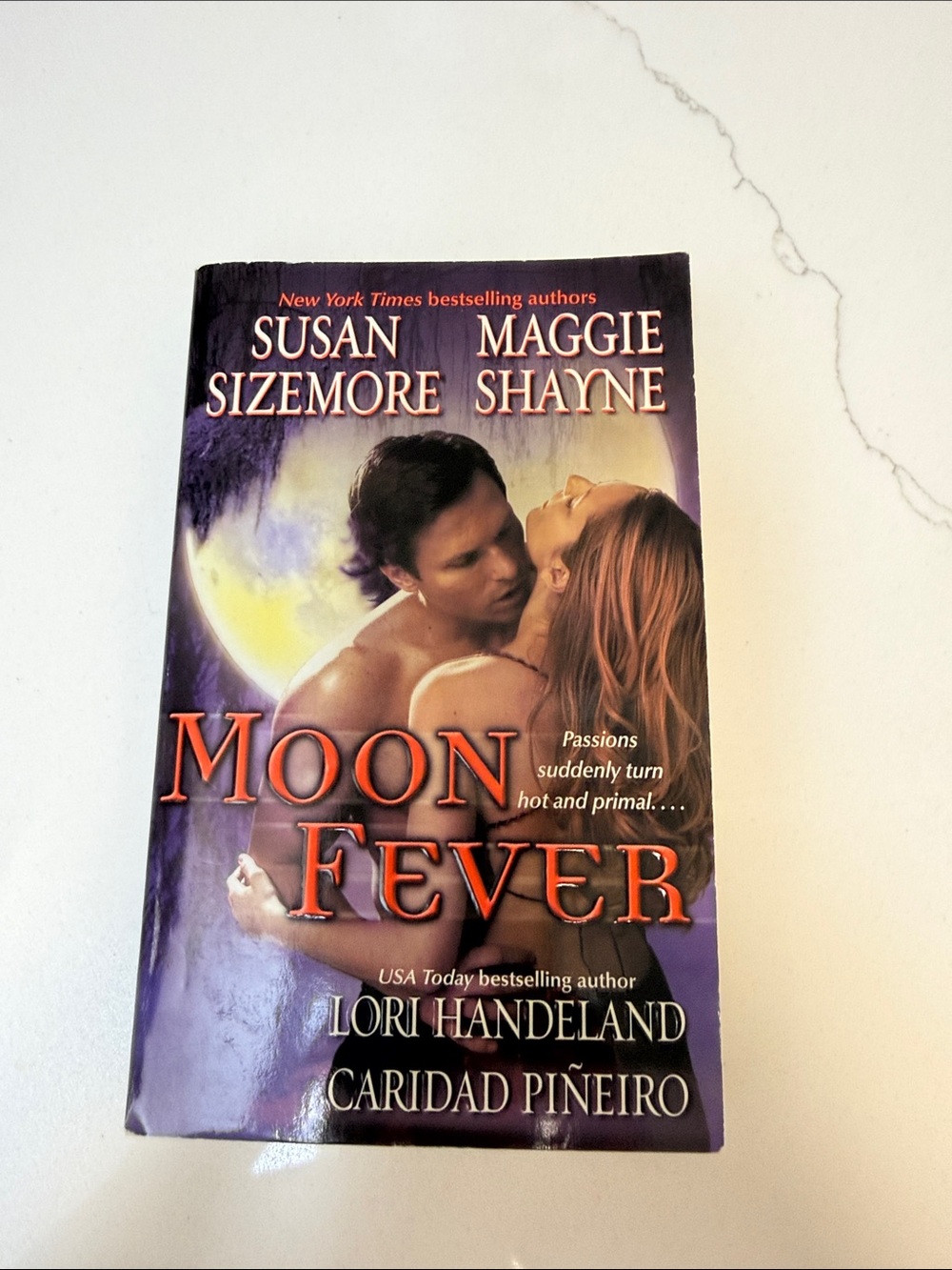 Moon Fever Paperback Romance Novel - Purple Cover